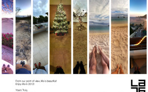 xmas card LA76