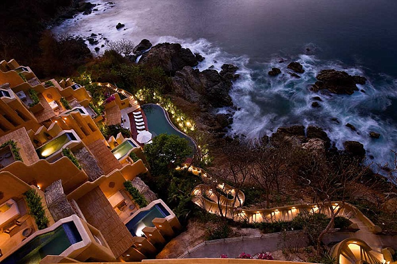 Hotel-Capella-Ixtapa-aerial-view